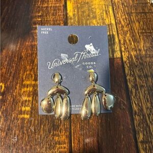 Universal Thread Gold Drop Earrings